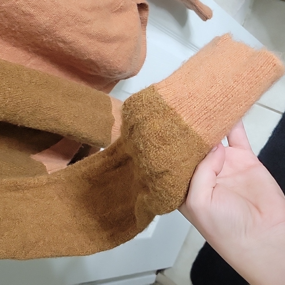Madewell Colorblock Alpaca/Wool Blend Sweater - Picture 4 of 5